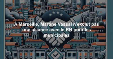 À Marseille, Martine Vassal n'exclut pas une alliance avec le RN pour les municipales