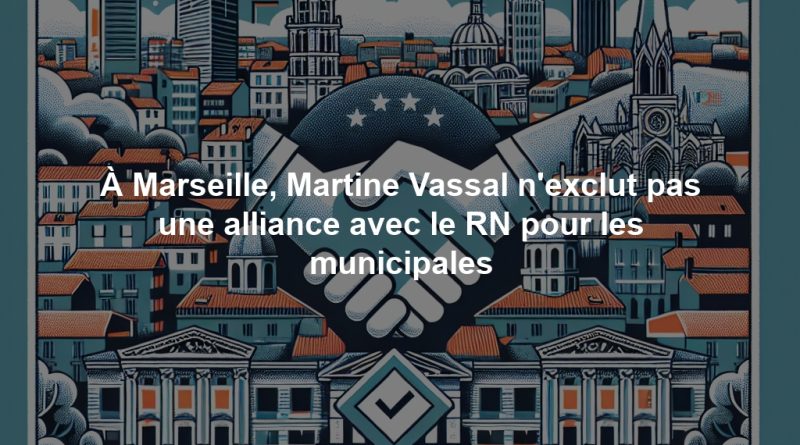 À Marseille, Martine Vassal n'exclut pas une alliance avec le RN pour les municipales
