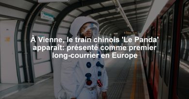 À Vienne, le train chinois 'Le Panda' apparaît: présenté comme premier long-courrier en Europe