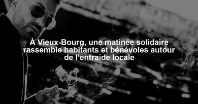 À Vieux-Bourg, une matinée solidaire rassemble habitants et bénévoles autour de l’entraide locale