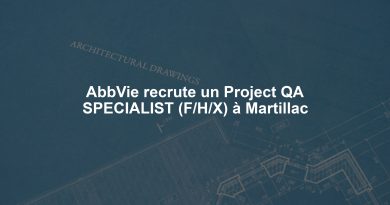 AbbVie recrute un Project QA SPECIALIST (F/H/X) à Martillac
