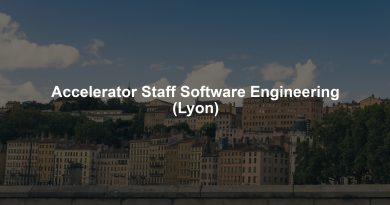 Accelerator Staff Software Engineering (Lyon)