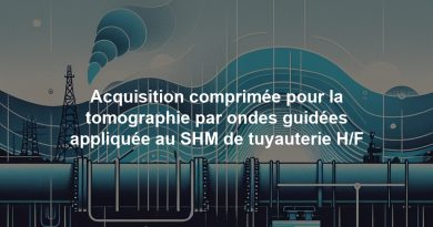 Acquisition comprimée pour la tomographie par ondes guidées appliquée au SHM de tuyauterie H/F