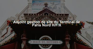 Adjoint gestion de site du Terminal de Paris Nord H/F/X