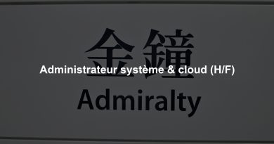 Administrateur système & cloud (H/F)