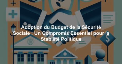 Adoption du Budget de la Sécurité Sociale : Un Compromis Essentiel pour la Stabilité Politique