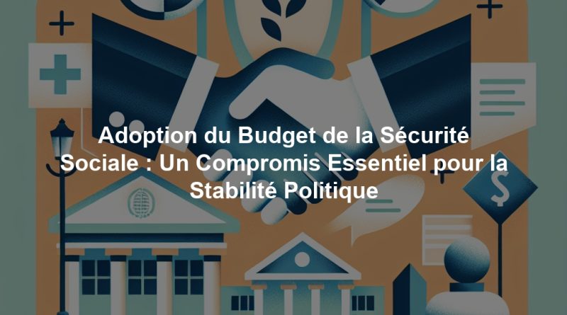 Adoption du Budget de la Sécurité Sociale : Un Compromis Essentiel pour la Stabilité Politique