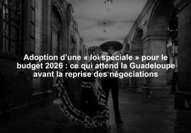 Adoption d’une « loi spéciale » pour le budget 2026 : ce qui attend la Guadeloupe avant la reprise des négociations