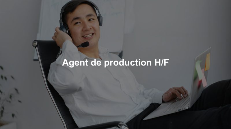Agent de production H/F