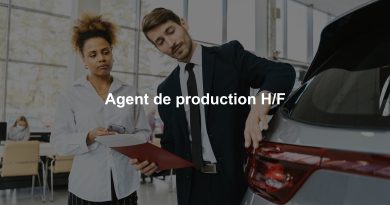 Agent de production H/F