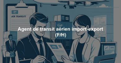 Agent de transit aérien import-export (F/H)
