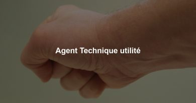 Agent Technique utilité