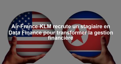 Air France-KLM recrute un stagiaire en Data Finance pour transformer la gestion financière