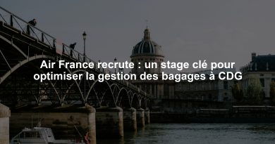 Air France recrute : un stage clé pour optimiser la gestion des bagages à CDG