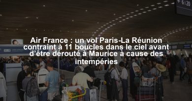 Air France : un vol Paris-La Réunion contraint à 11 boucles dans le ciel avant d’être dérouté à Maurice à cause des intempéries