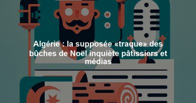 Algérie : la supposée «traque» des bûches de Noël inquiète pâtissiers et médias