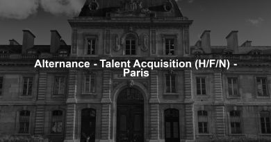 Alternance - Talent Acquisition (H/F/N) - Paris