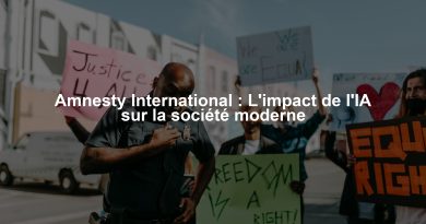 Amnesty International : L'impact de l'IA sur la société moderne