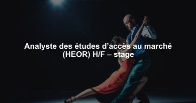 Analyste des études d’accès au marché (HEOR) H/F – stage