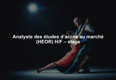 Analyste des études d’accès au marché (HEOR) H/F – stage