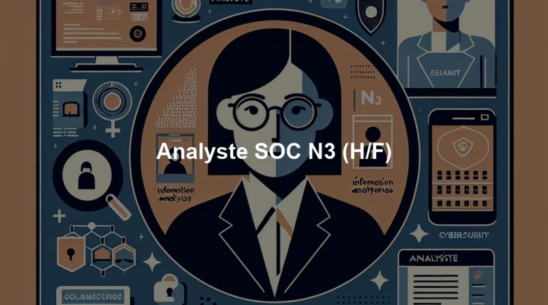 Analyste SOC N3 (H/F)