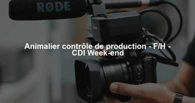 Animalier contrôle de production - F/H - CDI Week-end