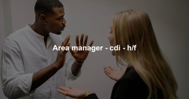 Area manager - cdi - h/f