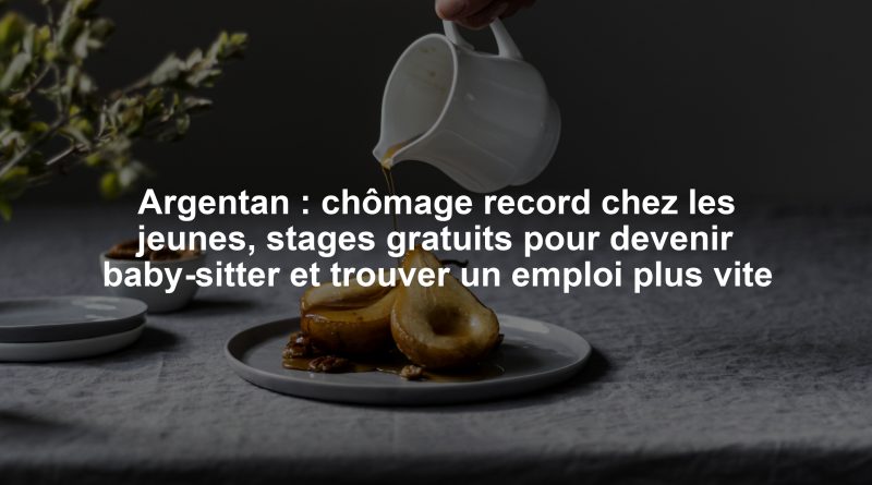 Argentan : chômage record chez les jeunes, stages gratuits pour devenir baby-sitter et trouver un emploi plus vite