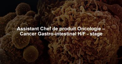 Assistant Chef de produit Oncologie – Cancer Gastro-intestinal H/F - stage