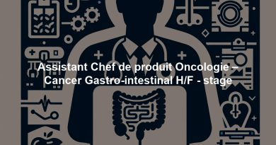 Assistant Chef de produit Oncologie – Cancer Gastro-intestinal H/F - stage