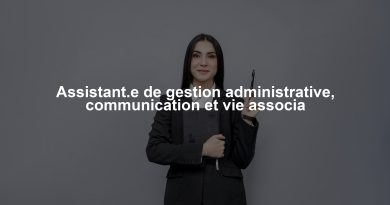 Assistant.e de gestion administrative, communication et vie associa