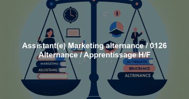 Assistant(e) Marketing alternance / 0126 Alternance / Apprentissage H/F