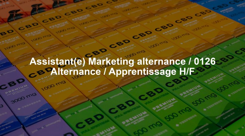 Assistant(e) Marketing alternance / 0126 Alternance / Apprentissage H/F