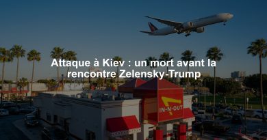 Attaque à Kiev : un mort avant la rencontre Zelensky-Trump