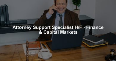 Attorney Support Specialist H/F - Finance & Capital Markets