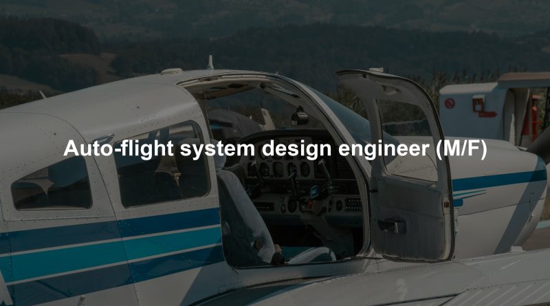 Auto-flight system design engineer (M/F)