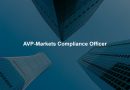 AVP-Markets Compliance Officer
