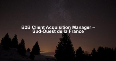 B2B Client Acquisition Manager – Sud-Ouest de la France