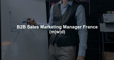 B2B Sales Marketing Manager France (m|w|d)