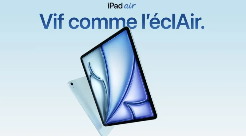 iPad Air M3 promo pas cher prix le plus bas tablette Apple id&eacute;e cadeau No&euml;l
