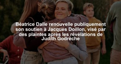 Béatrice Dalle renouvelle publiquement son soutien à Jacques Doillon, visé par des plaintes après les révélations de Judith Godrèche
