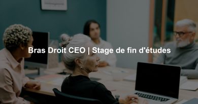 Bras Droit CEO | Stage de fin d'études