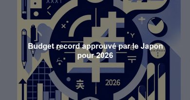 Budget record approuvé par le Japon pour 2026
