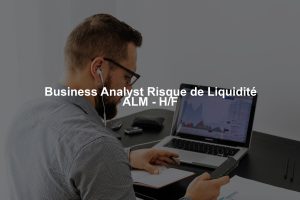 Business Analyst Risque de Liquidité ALM - H/F