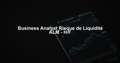 Business Analyst Risque de Liquidité ALM - H/F
