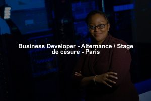 Business Developer - Alternance / Stage de césure - Paris