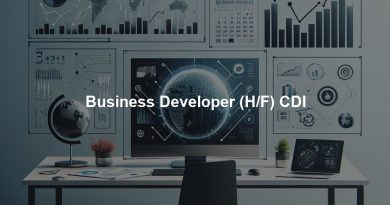 Business Developer (H/F) CDI
