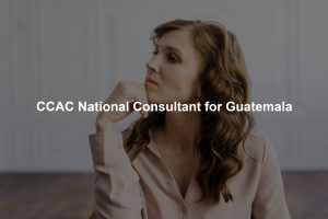 CCAC National Consultant for Guatemala