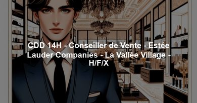 CDD 14H - Conseiller de Vente - Estée Lauder Companies - La Vallée Village - H/F/X