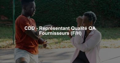 CDD - Représentant Qualité QA Fournisseurs (F/H)